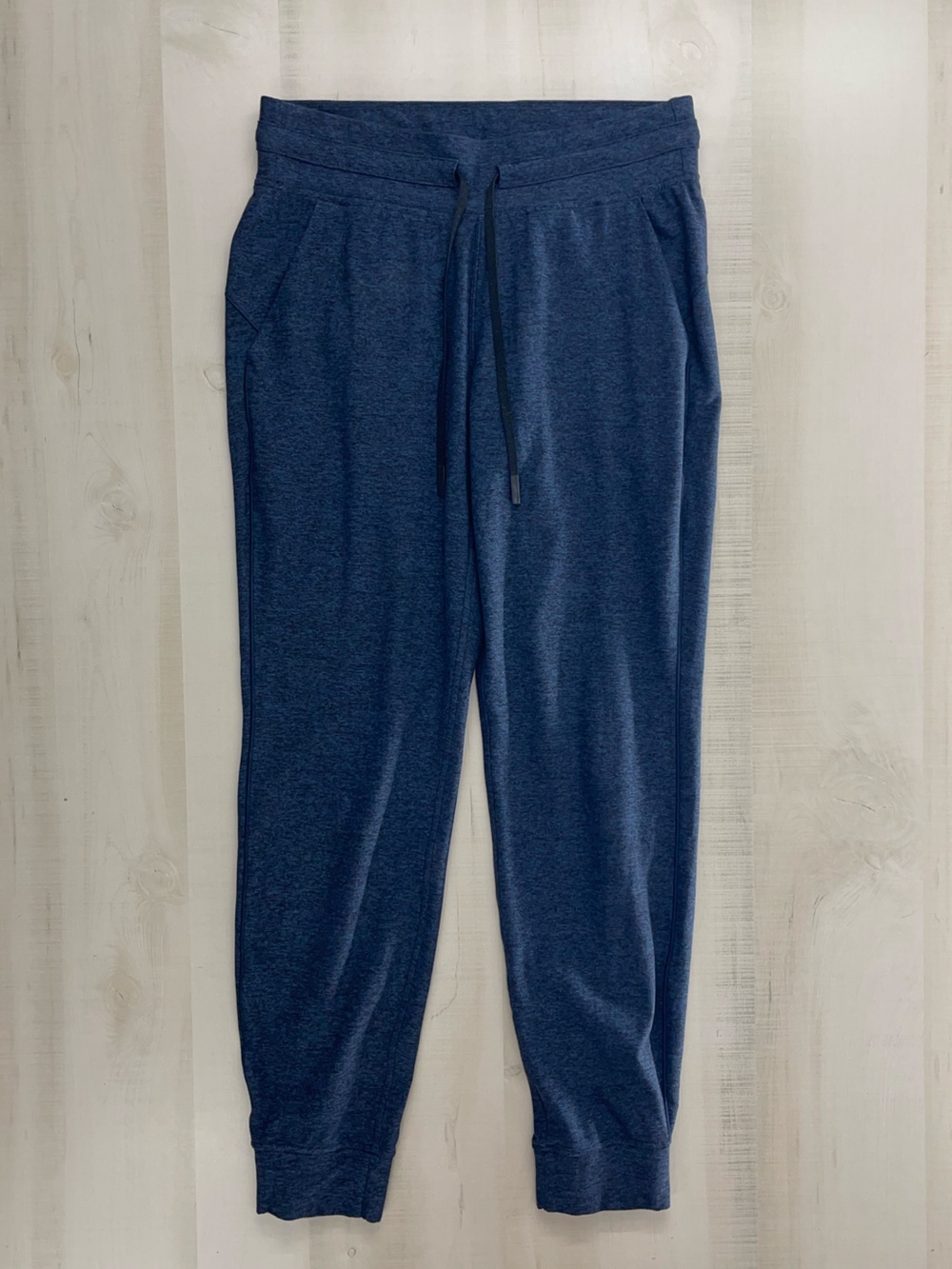 LULULEMON womens blue workout lounge yoga jogger sweatpants 8
